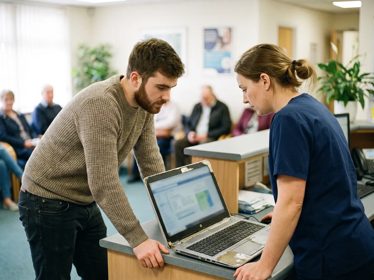 A surgeon focused on performing an operation on a patient.